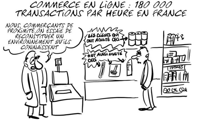 Commerce en ligne : 180 000 transactions par heure en France