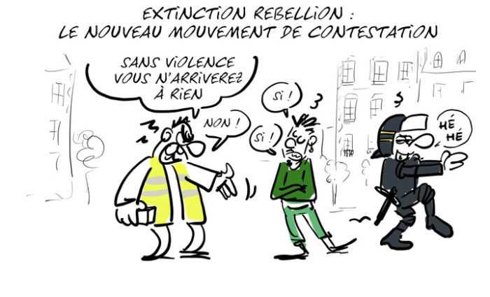 Extinction rebellion : le nouveau mouvement de contestation.