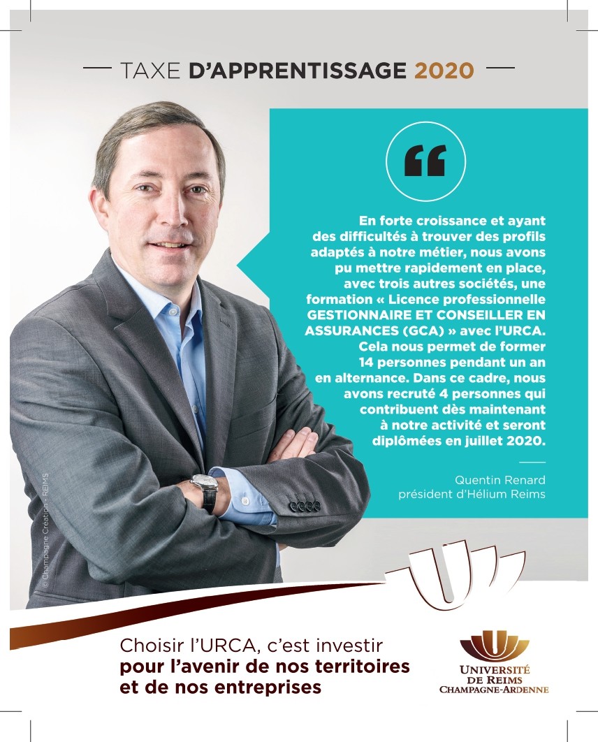 Taxe D Apprentissage S Engager Aux Cotes De L Urca Pour L Avenir Du Territoire Forumeco