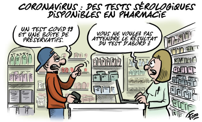Coronavirus : des tests sérologiques disponibles en pharmacie